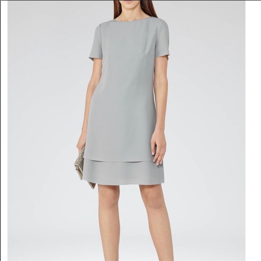 Reiss blue skirt dress
